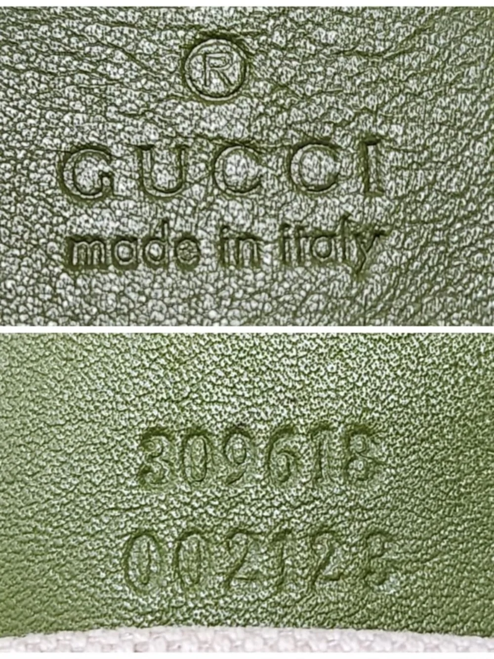 Authentic Gucci Microguccima Nice Hobo Bag Green